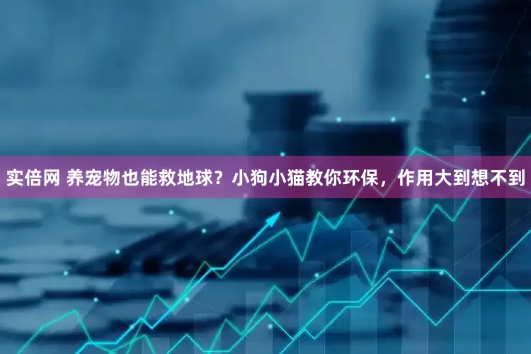 实倍网 养宠物也能救地球？小狗小猫教你环保，作用大到想不到